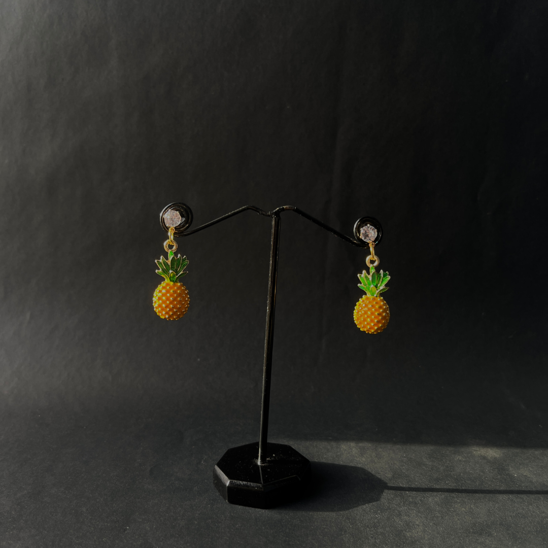 Tropical Pineapple Stud Danglers