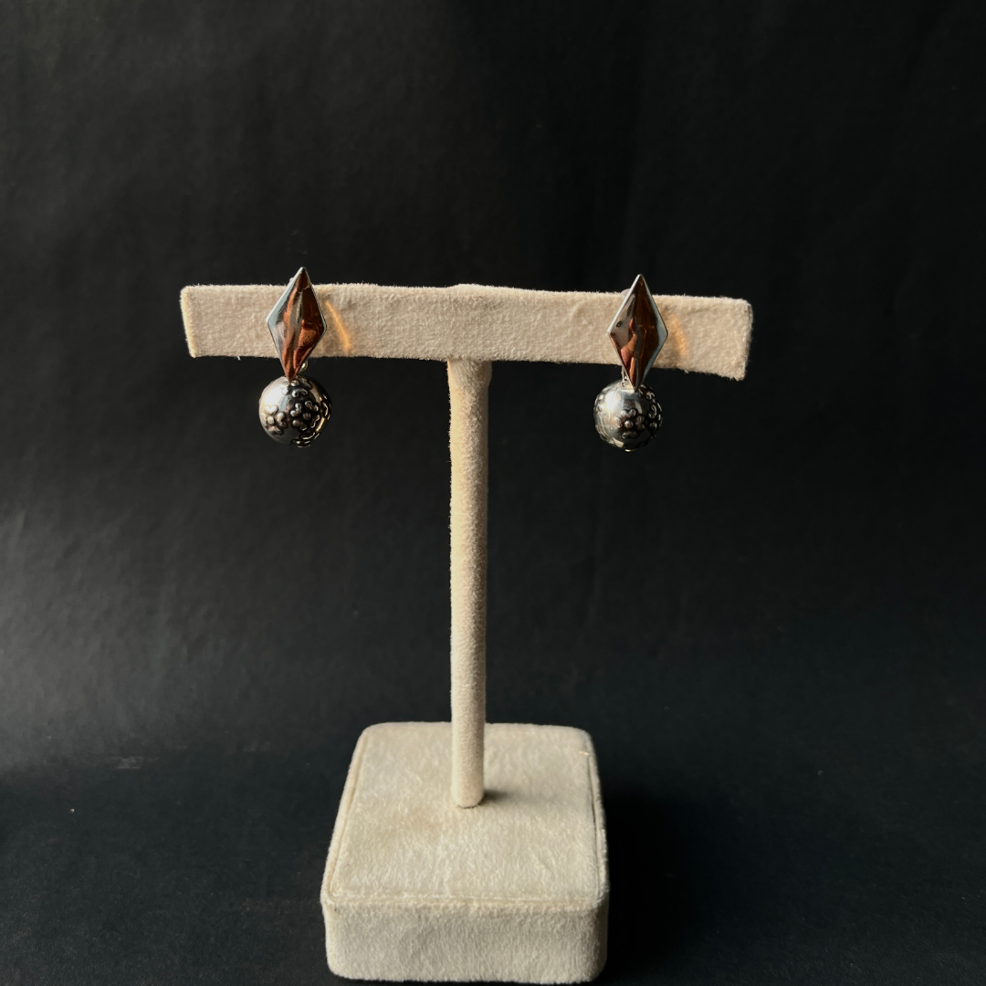 Vintage Bloom Drop Studs