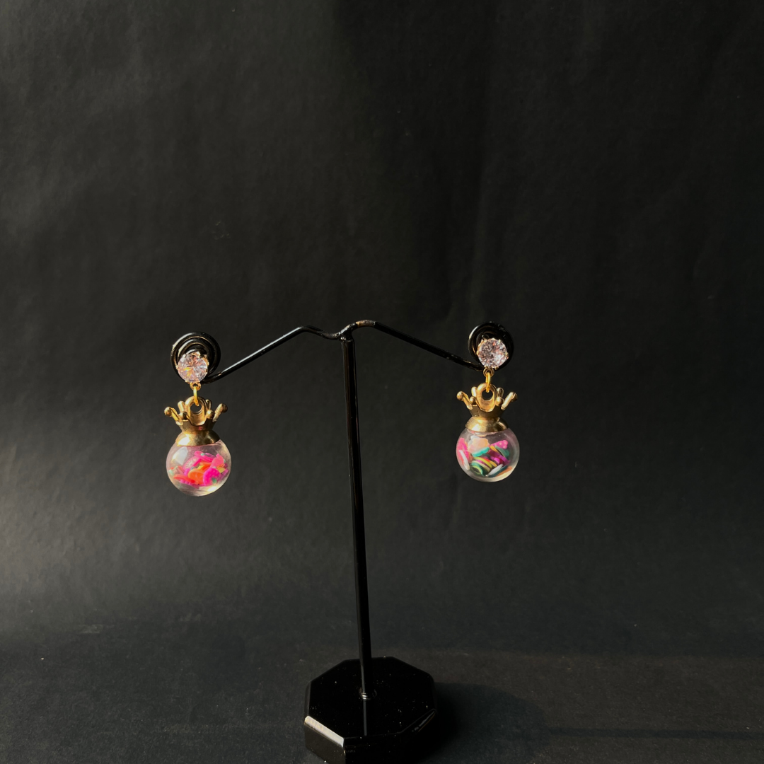 Royal Pop Candy Globe Earrings