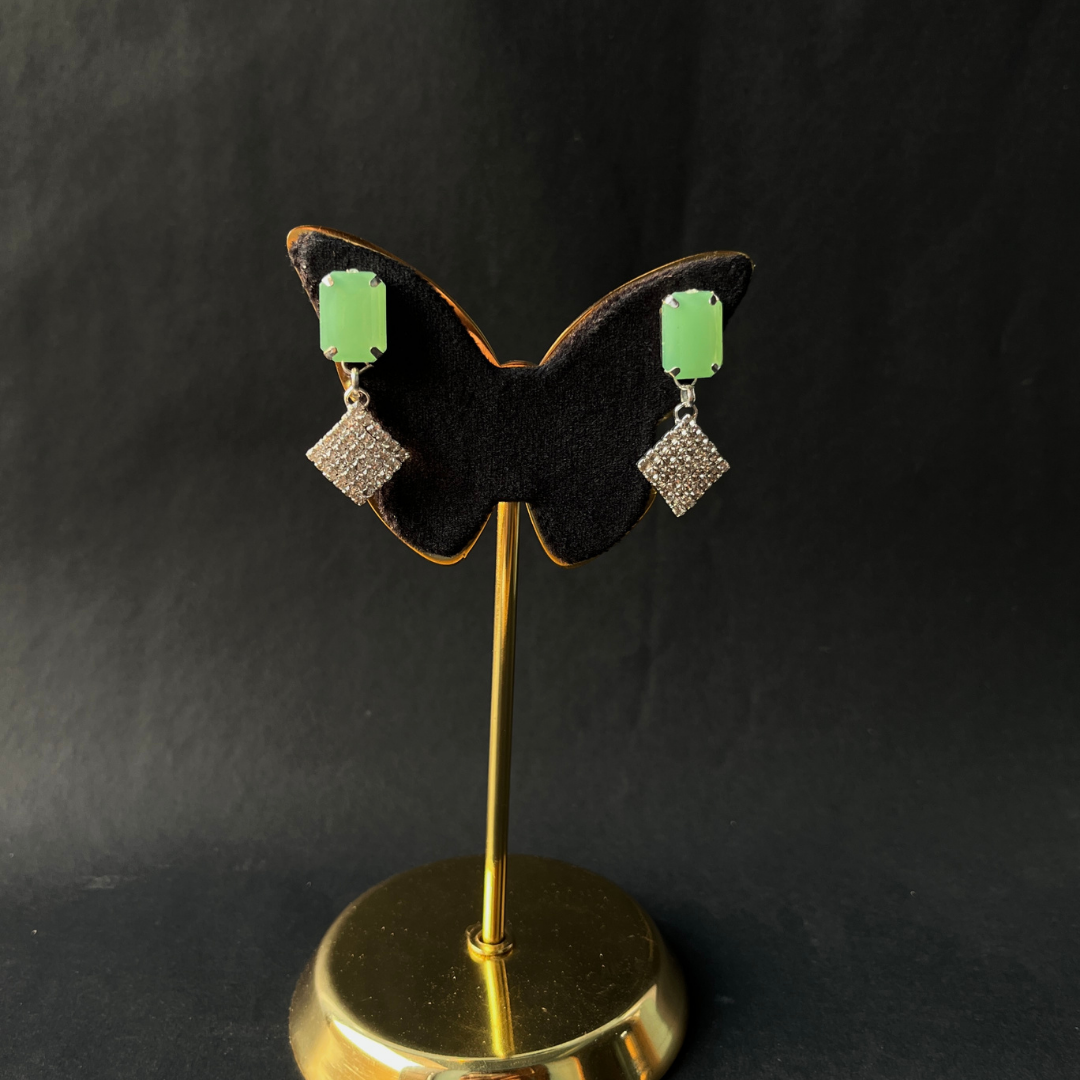 Emerald Shine Danglers