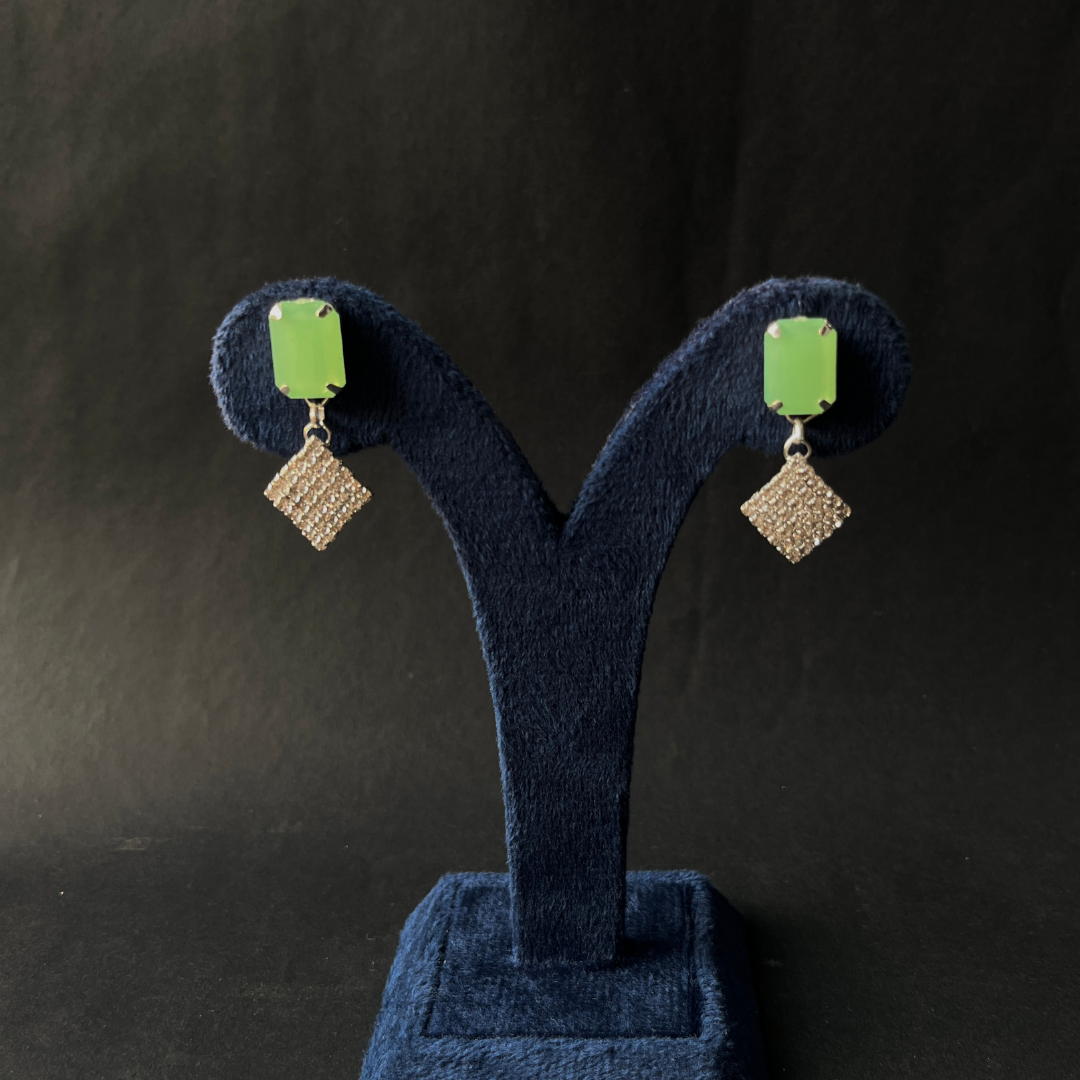 Emerald Shine Danglers