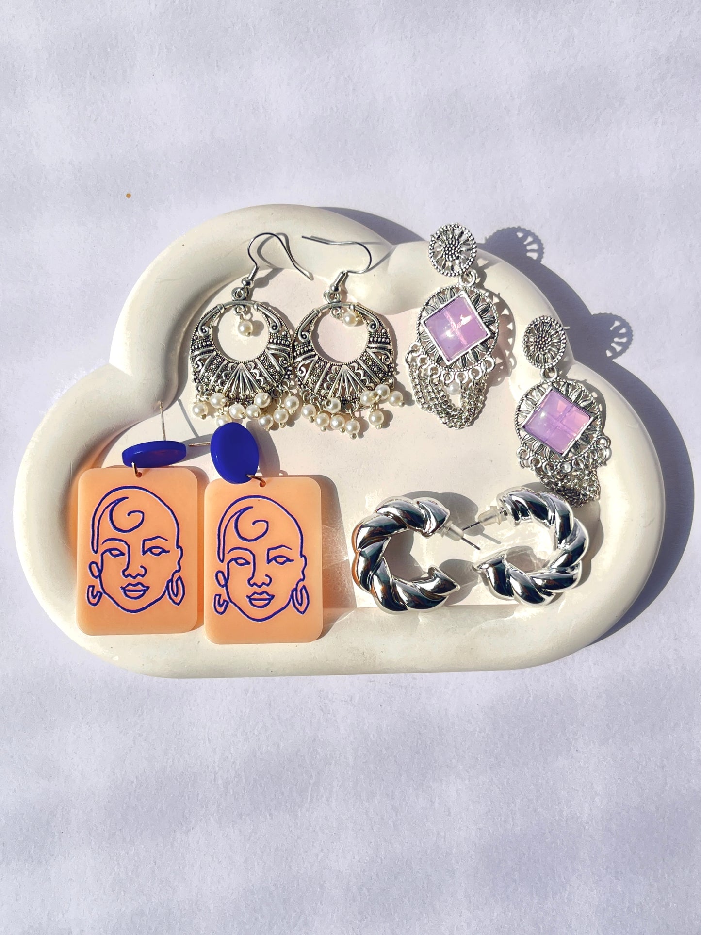 Silver & Art Earring Set Hamper