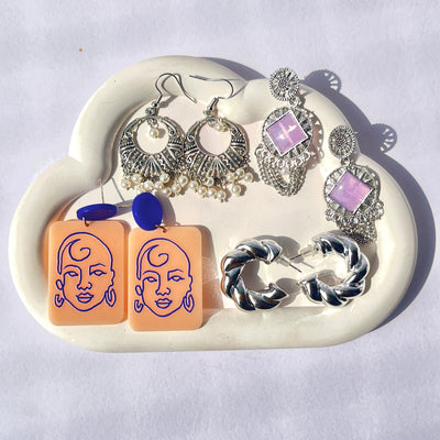Silver & Art Earring Set Hamper