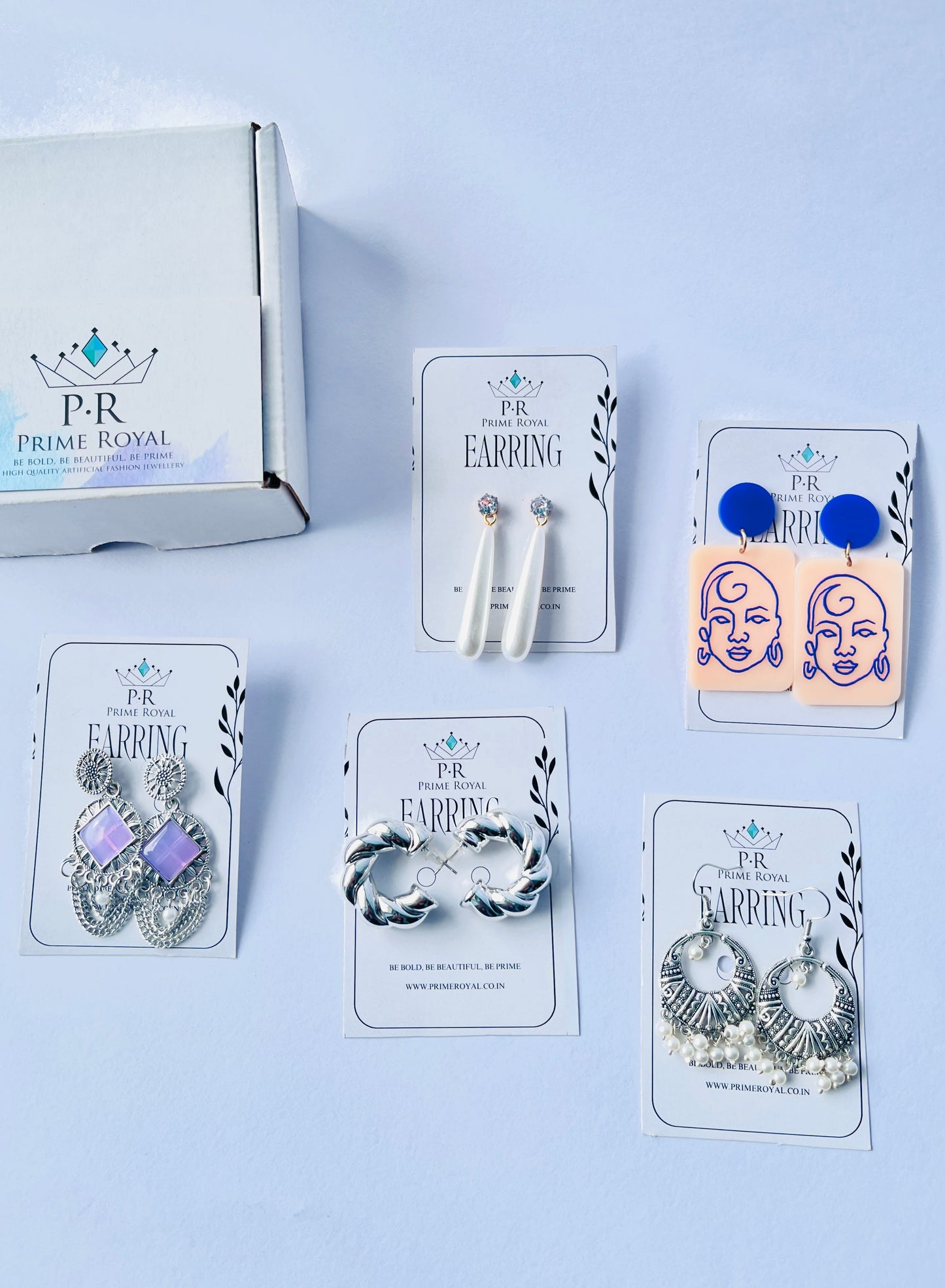Silver & Art Earring Set Hamper
