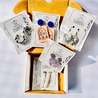 Silver & Art Earring Set Hamper
