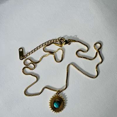 Turquoise Sun Pendant